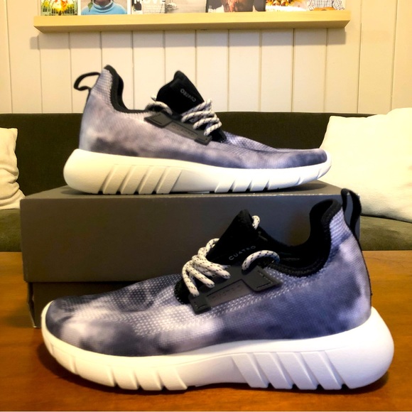 Cu4tro Bolt: Black Marble Knit Men’s athletic shoe w/ box - Picture 1 of 11